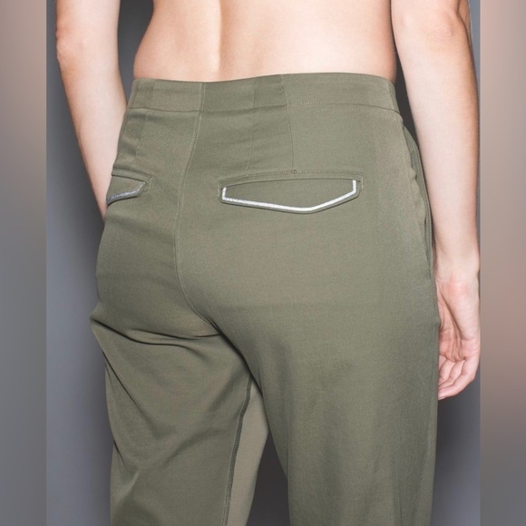 Lululemon Women’s &go City Trek Trouser Fatigue Green Size 2 - Picture 6 of 13